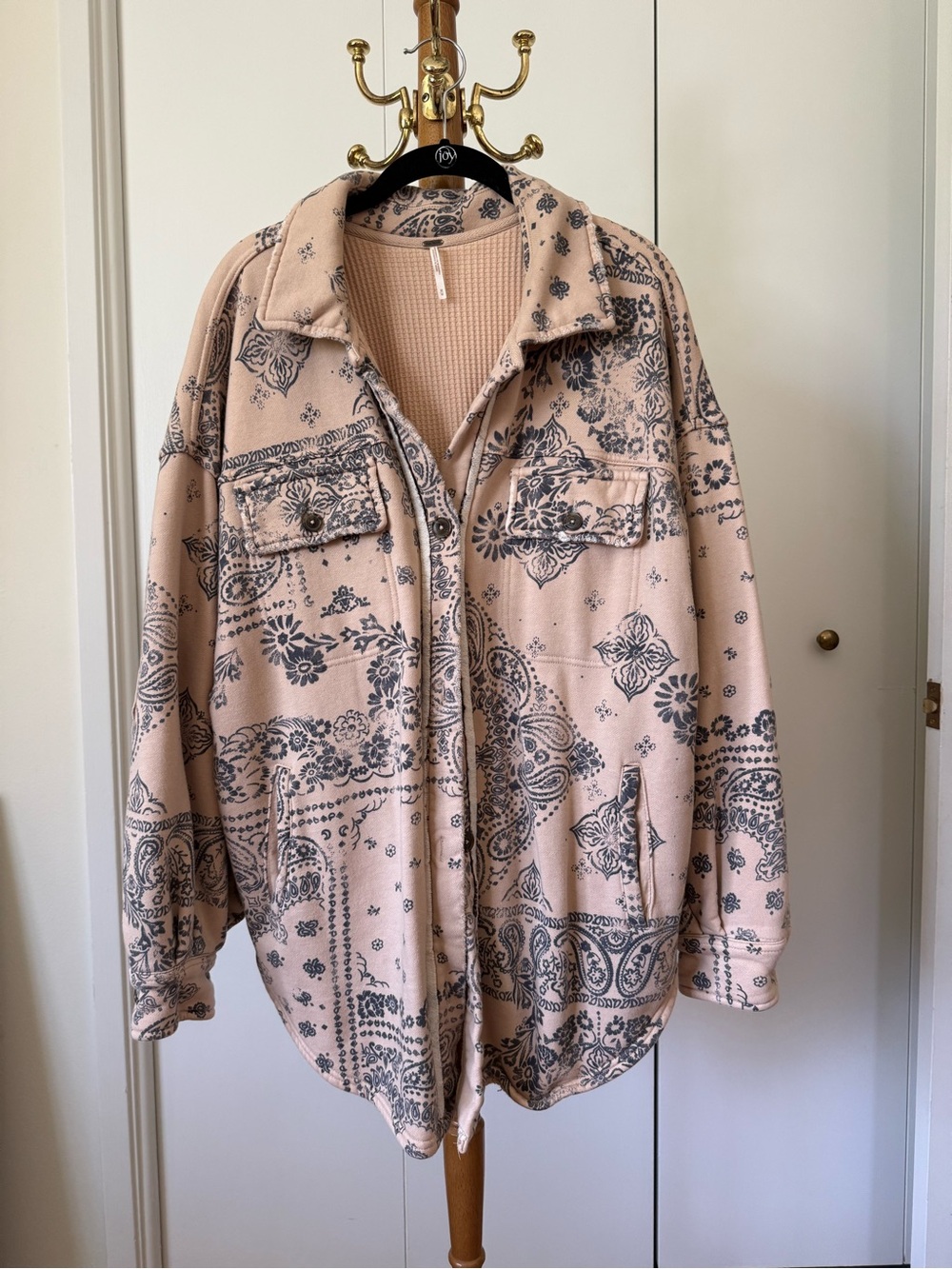 Free people ruby jacket (west coast bandana print)
